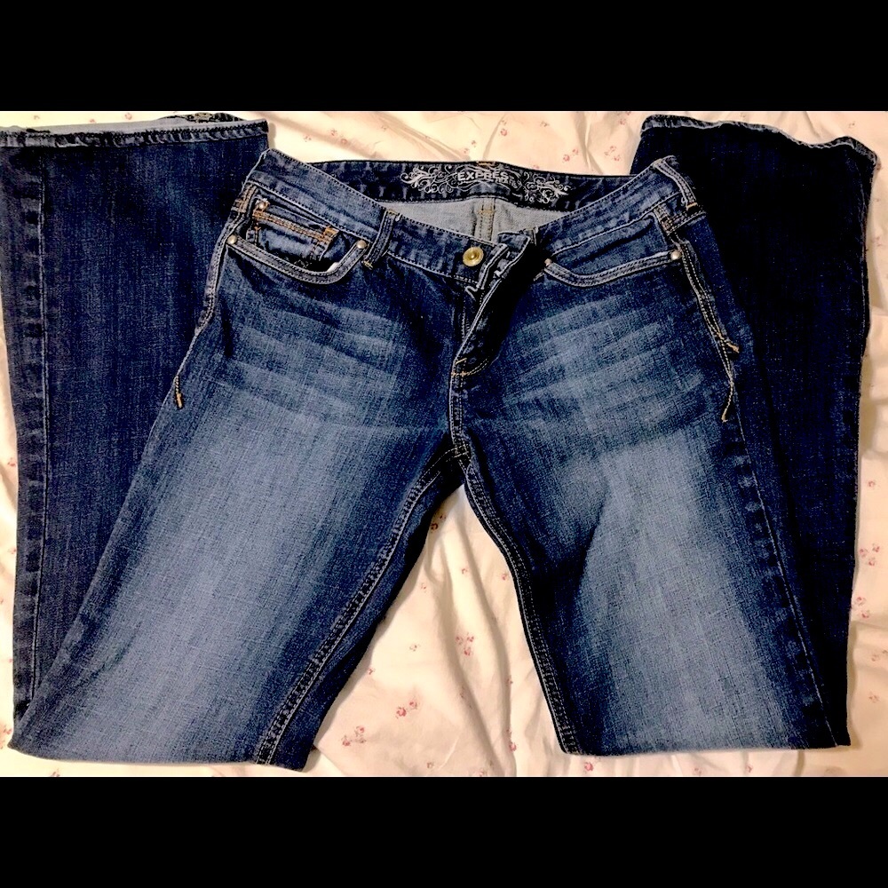 Express Stella  boot jeans size 8L